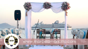 Boda civil en la playa